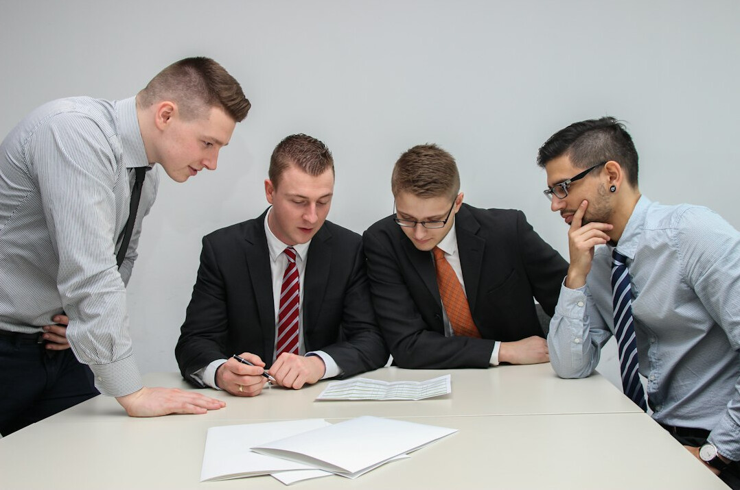 fact checker reviewing documents